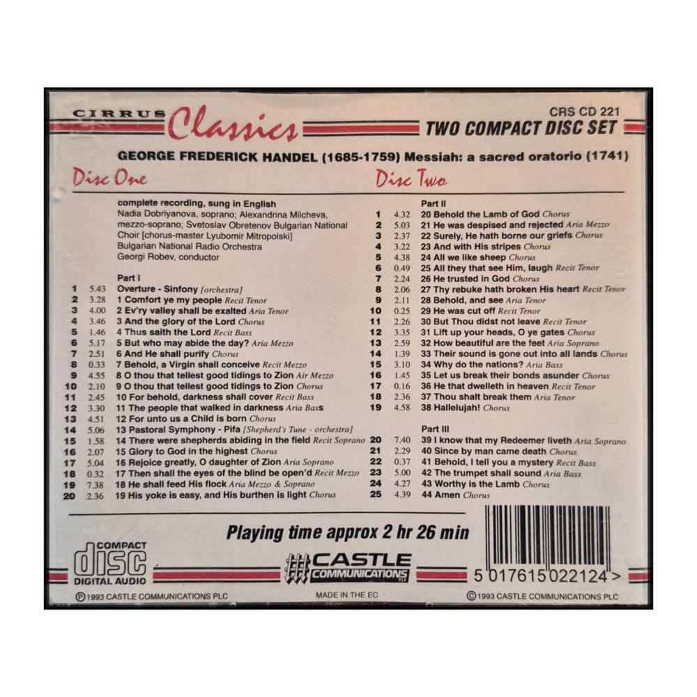 George Frederick Handel: Messiah