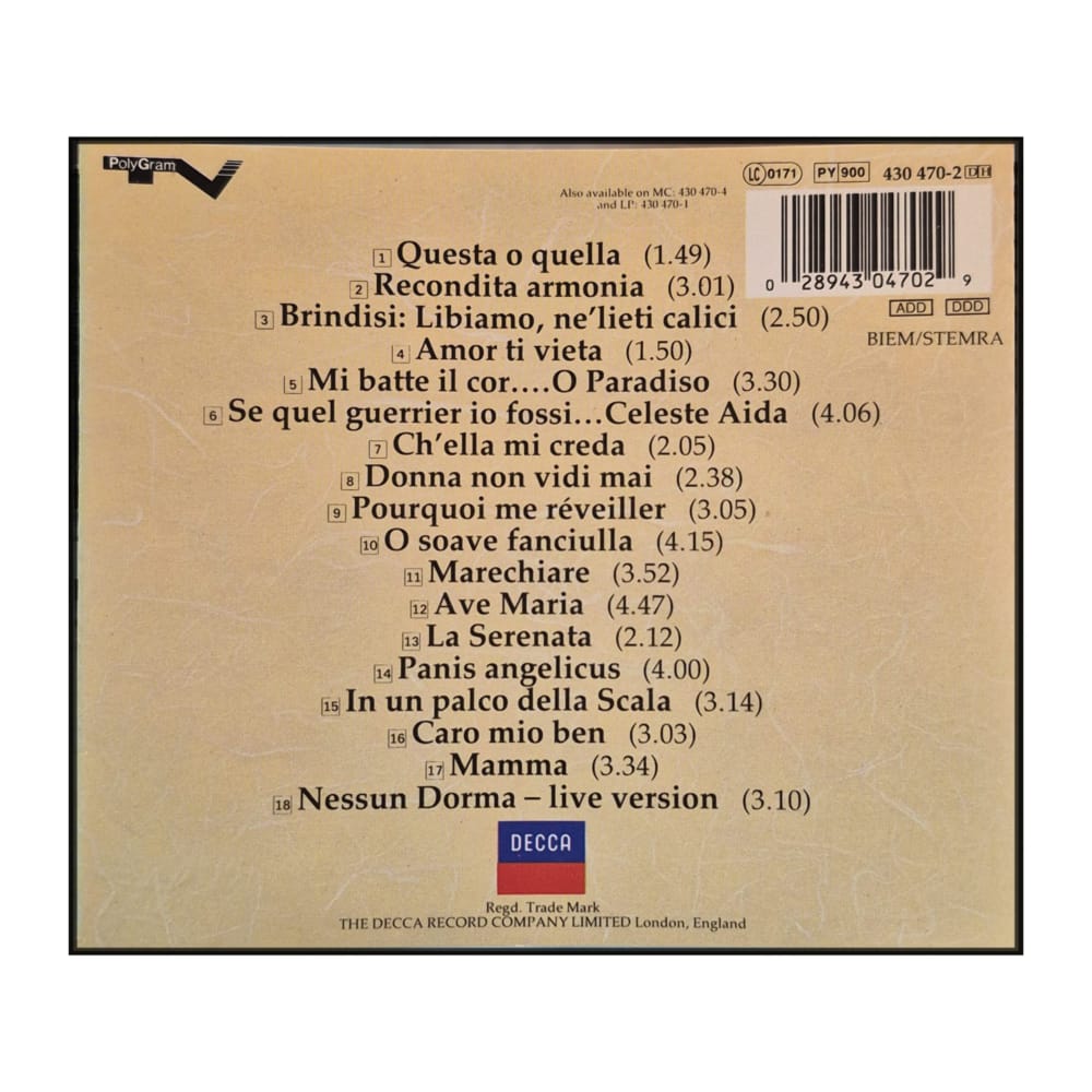 Luciano Pavarotti: Essential Pavarotti 2