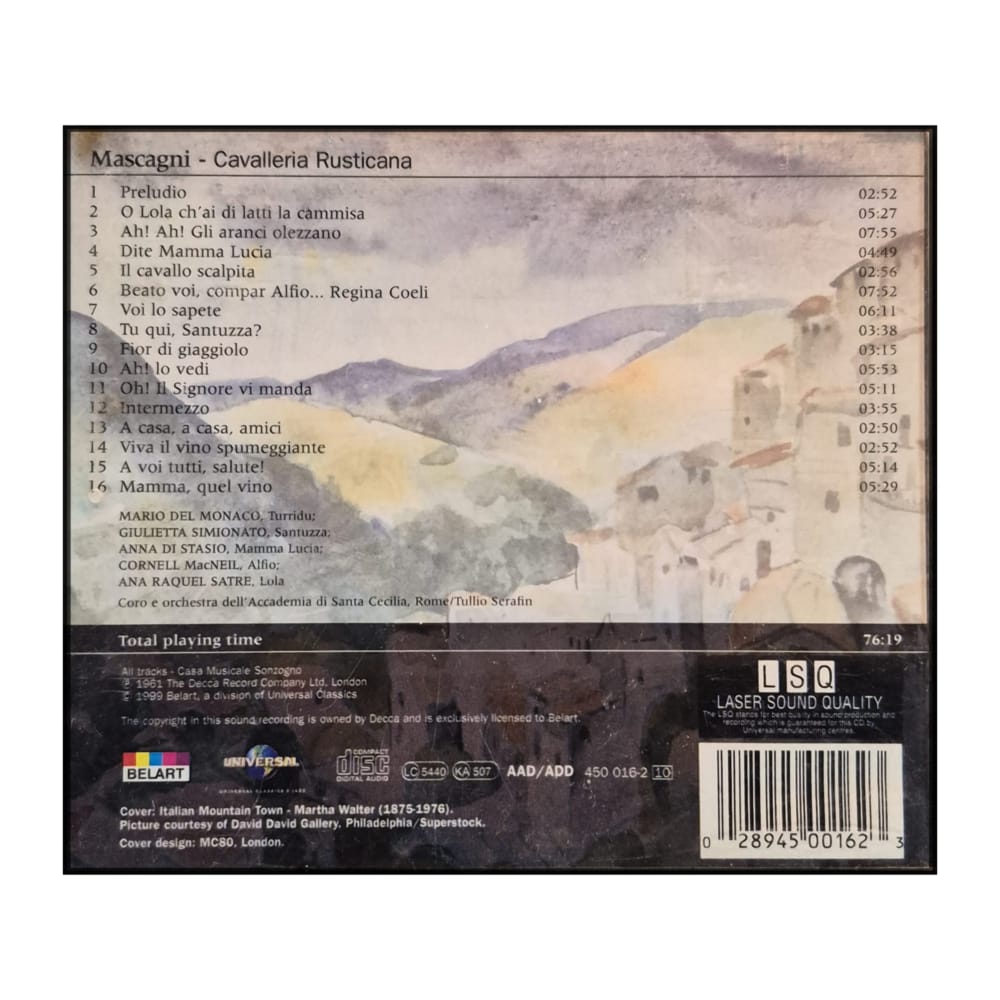 Mascagni: Cavalleria Rusticana