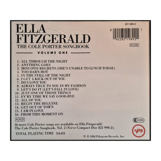 Ella Fitzgerald: The Cole Porter Songbook V1