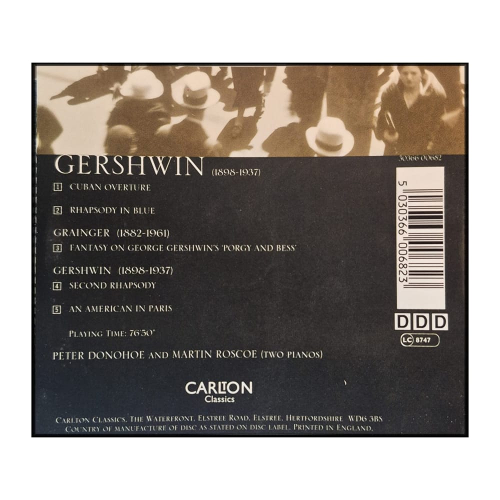 George Gershwin: For Two Pianos