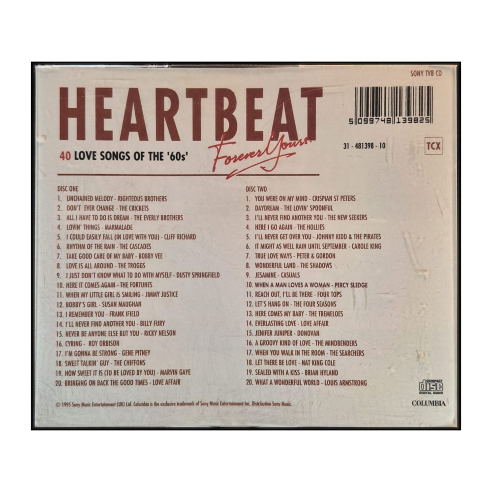 Heartbeat:40 Love Songs From The 1960s