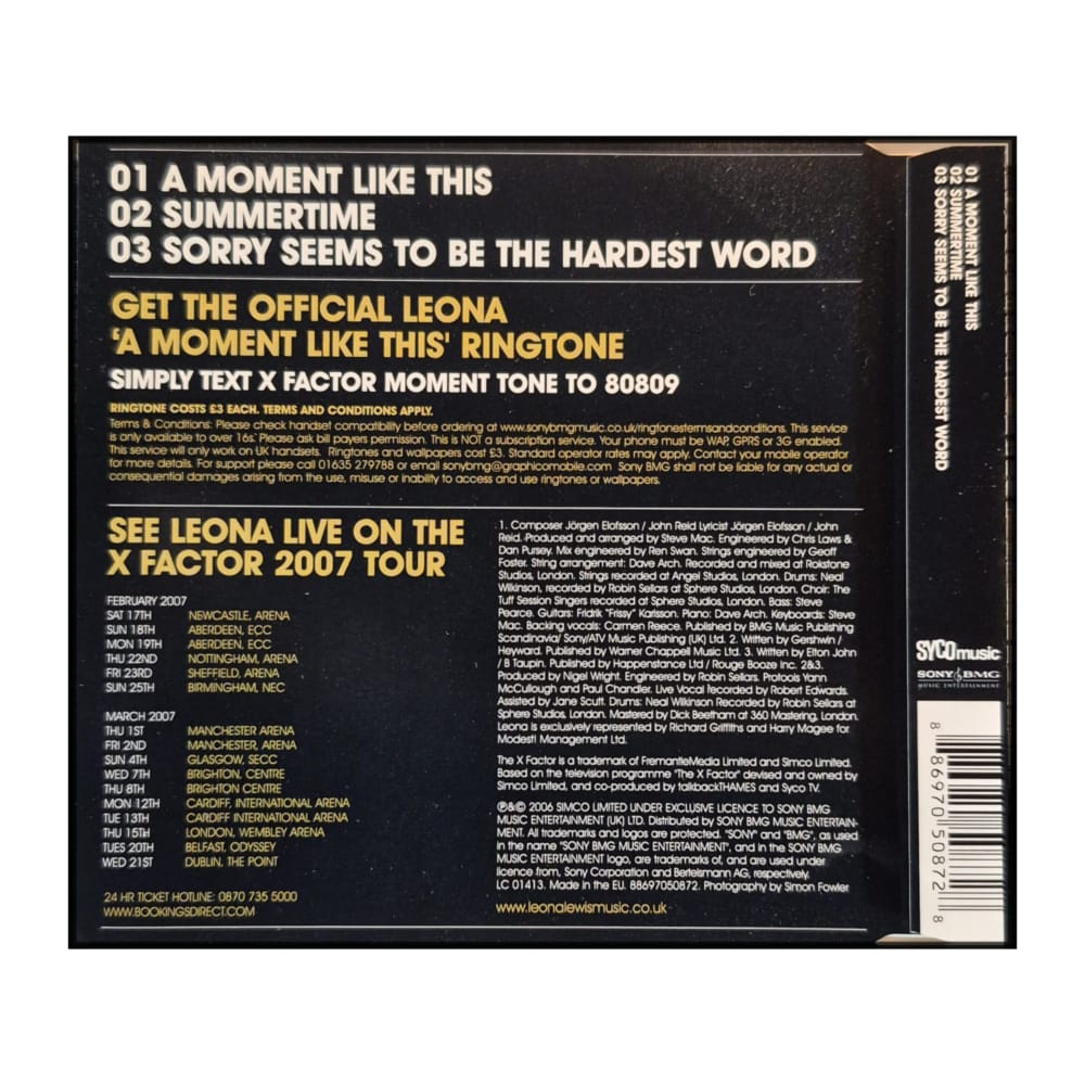 Leona Lewis: A Moment Like This