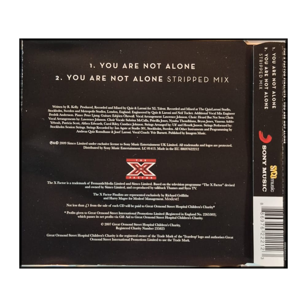 The X Factor Finalists: You Are Not Alone