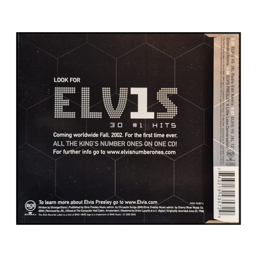 Elvis Vs Jxl: A Little Less Conversation