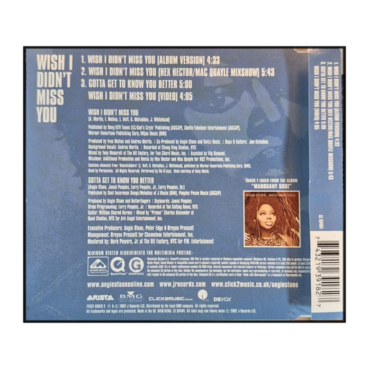 Angie Stone: Wish I Didn'T Miss You