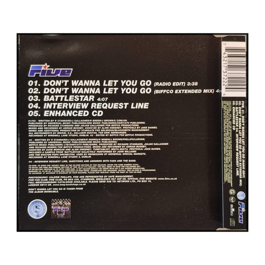 Five: Don'T Wanna Let You Go