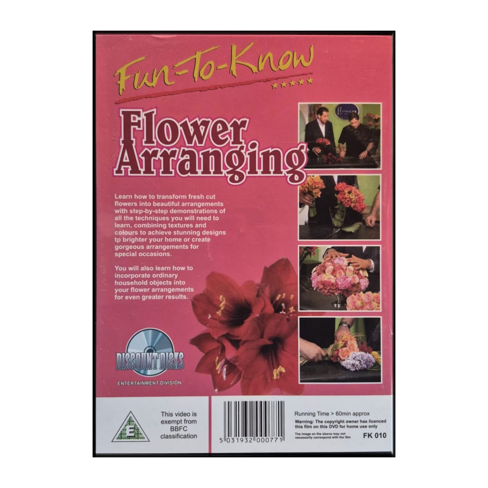 Fun-To-Know: Flower Arranging