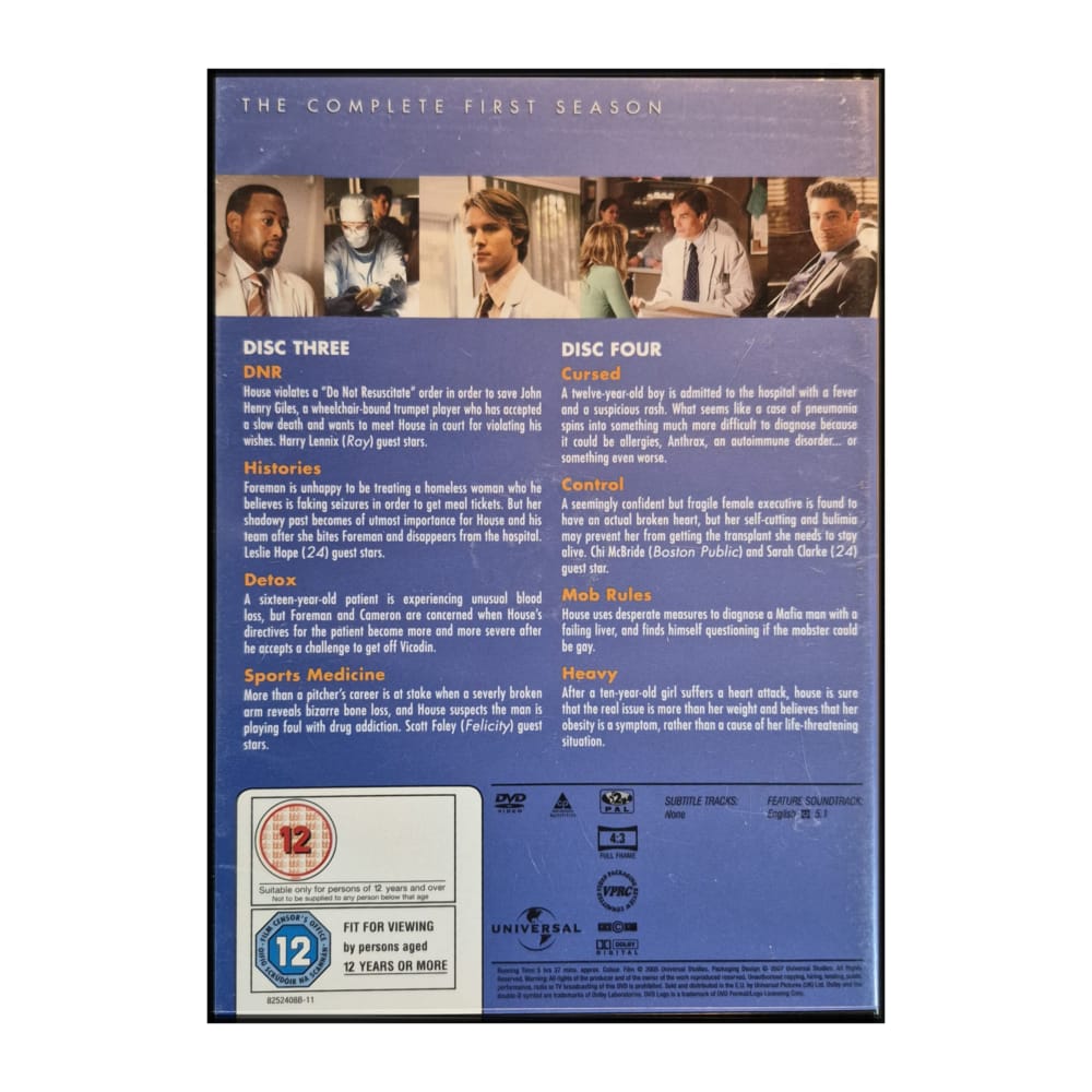 House M.D. 1 Disc-3-4