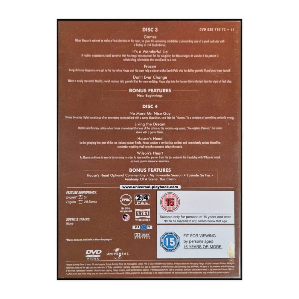 House M.D. 4 Disc-3-4