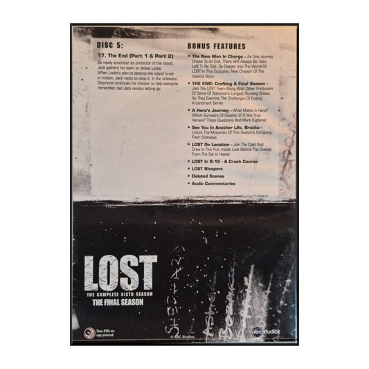 Lost 6 E17 + Bonus Features