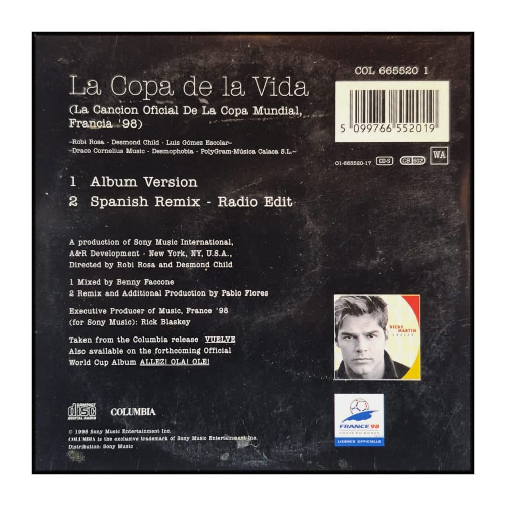 Ricky Martin: La Copa De La Vida