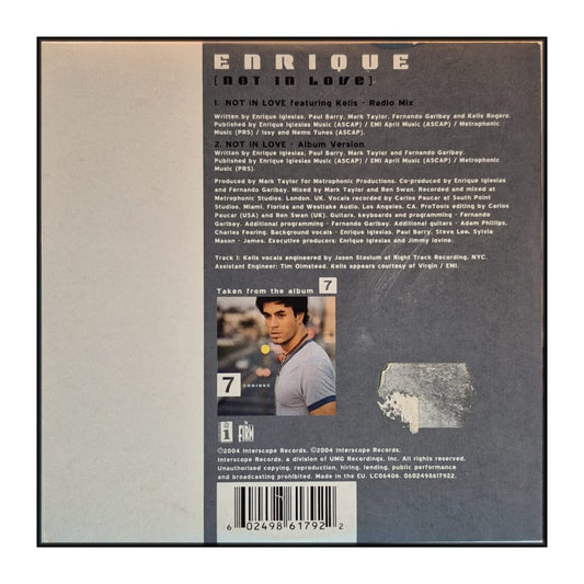 Enrique Iglesias: Not In Love