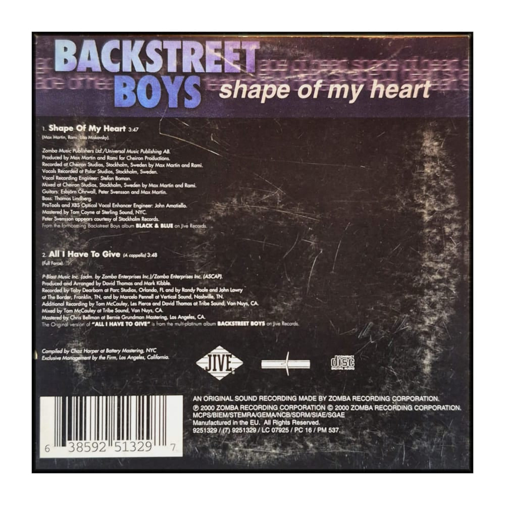 Backstreet Boys: Shape Of My Heart
