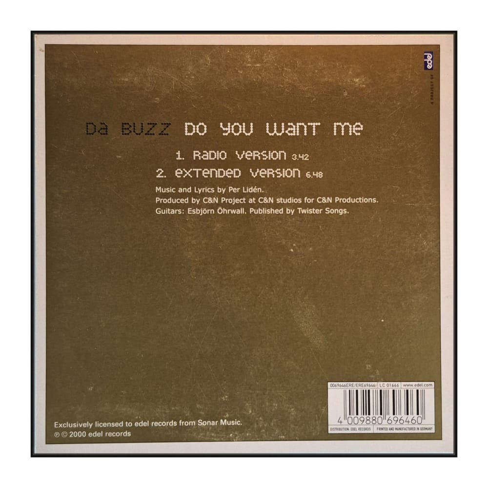 Da Buzz: Do You Want Me