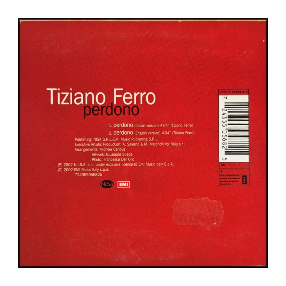 Tiziano Ferro: Perdono