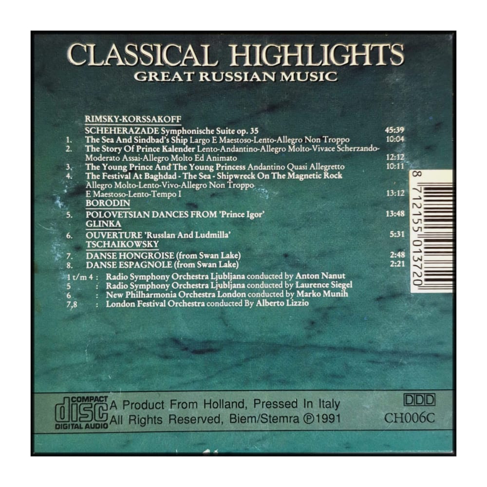 Classical Highlights 6: Great Russian Music