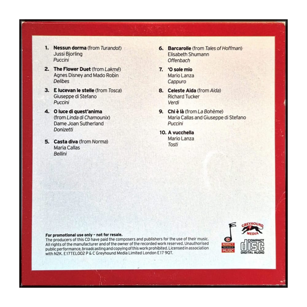 Essential Opera Arias Disc-1