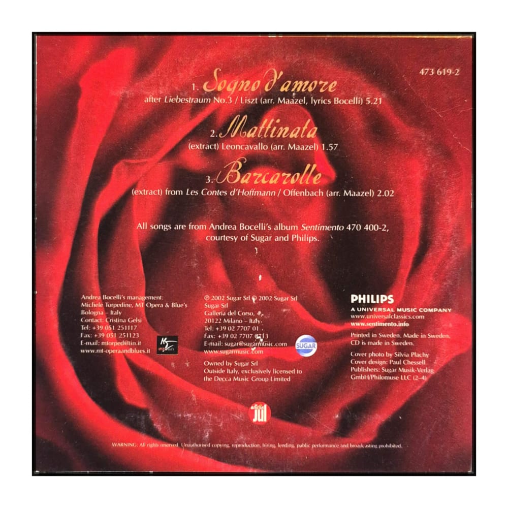 Andrea Bocelli: Sentimento