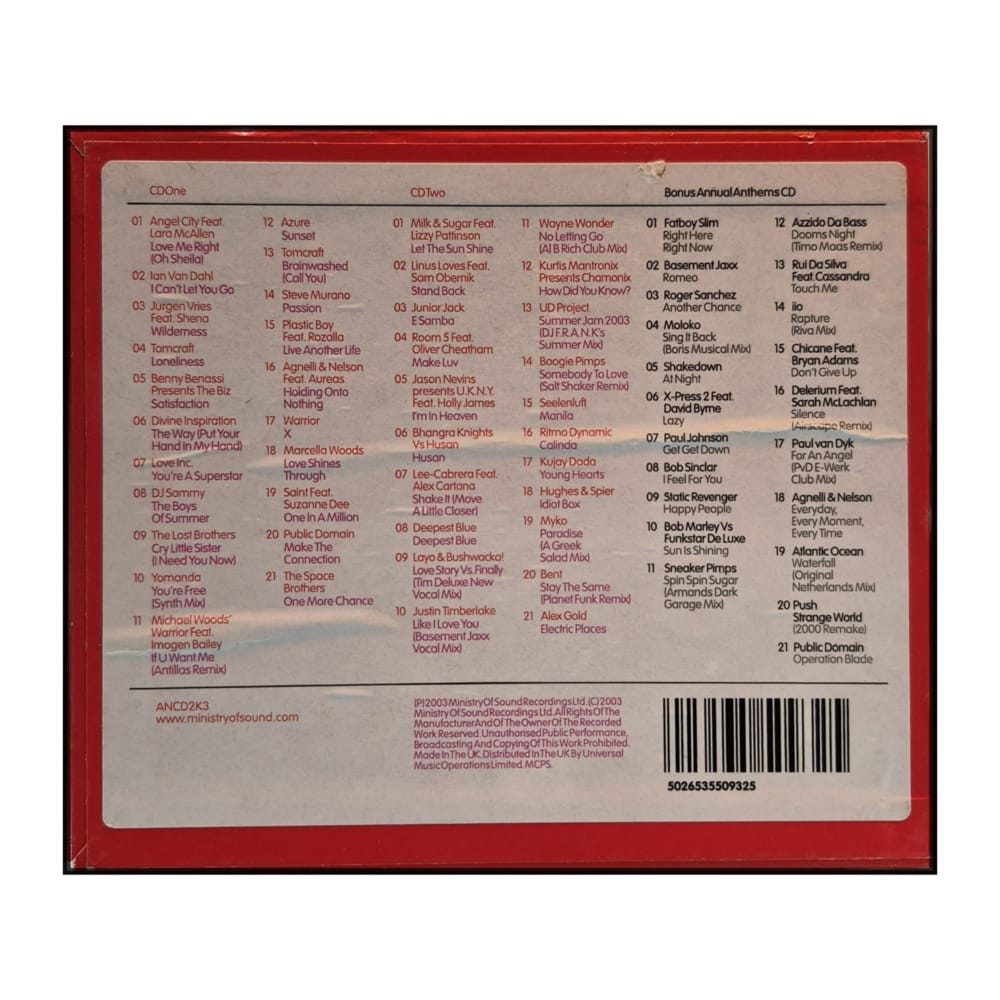 Ministry Of Sound: The Annual 2004
