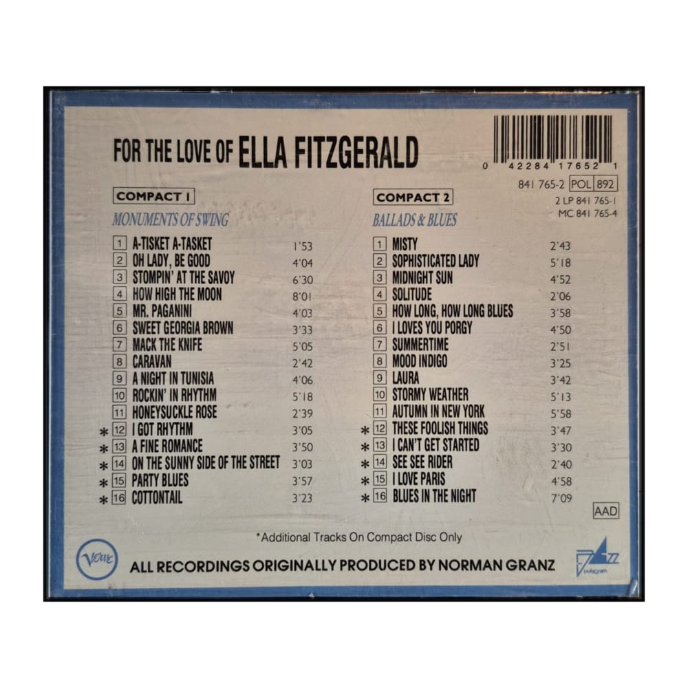 Ella Fitzgerald: For The Love Of Ella
