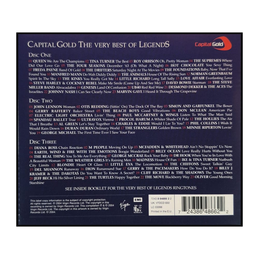 Capital Gold: The Very Best Of Legends: The Definitive Collection
