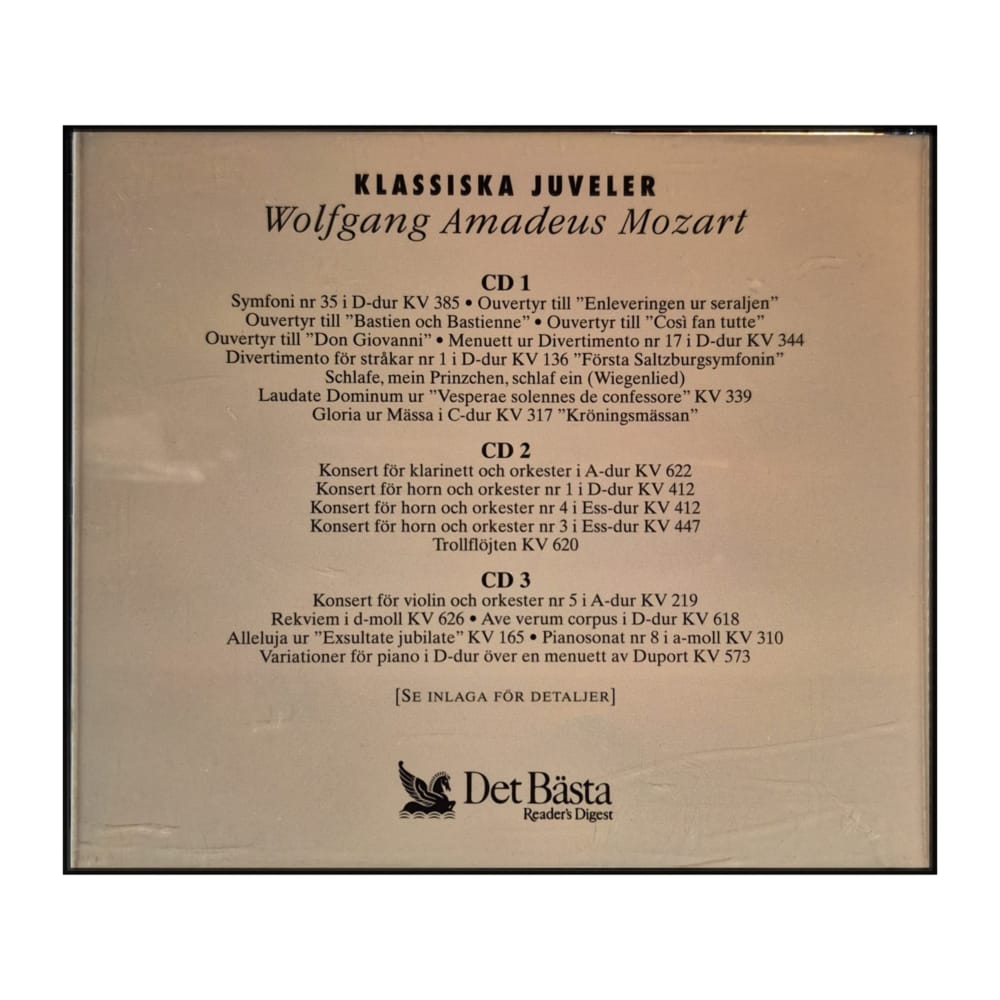 Wolfgang Amadeus Mozart: Klassiska Juveler – Mozart 2