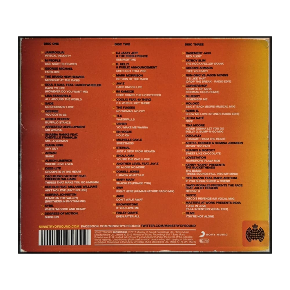 Ministry Of Sound: 1990S Groove