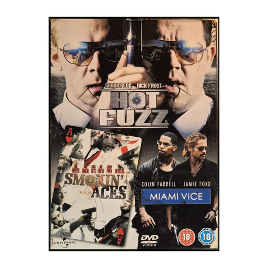 Hot Fuzz + Smokin' Aces + Miami Vice