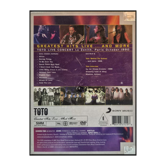 Toto: Greatest Hits Live And More
