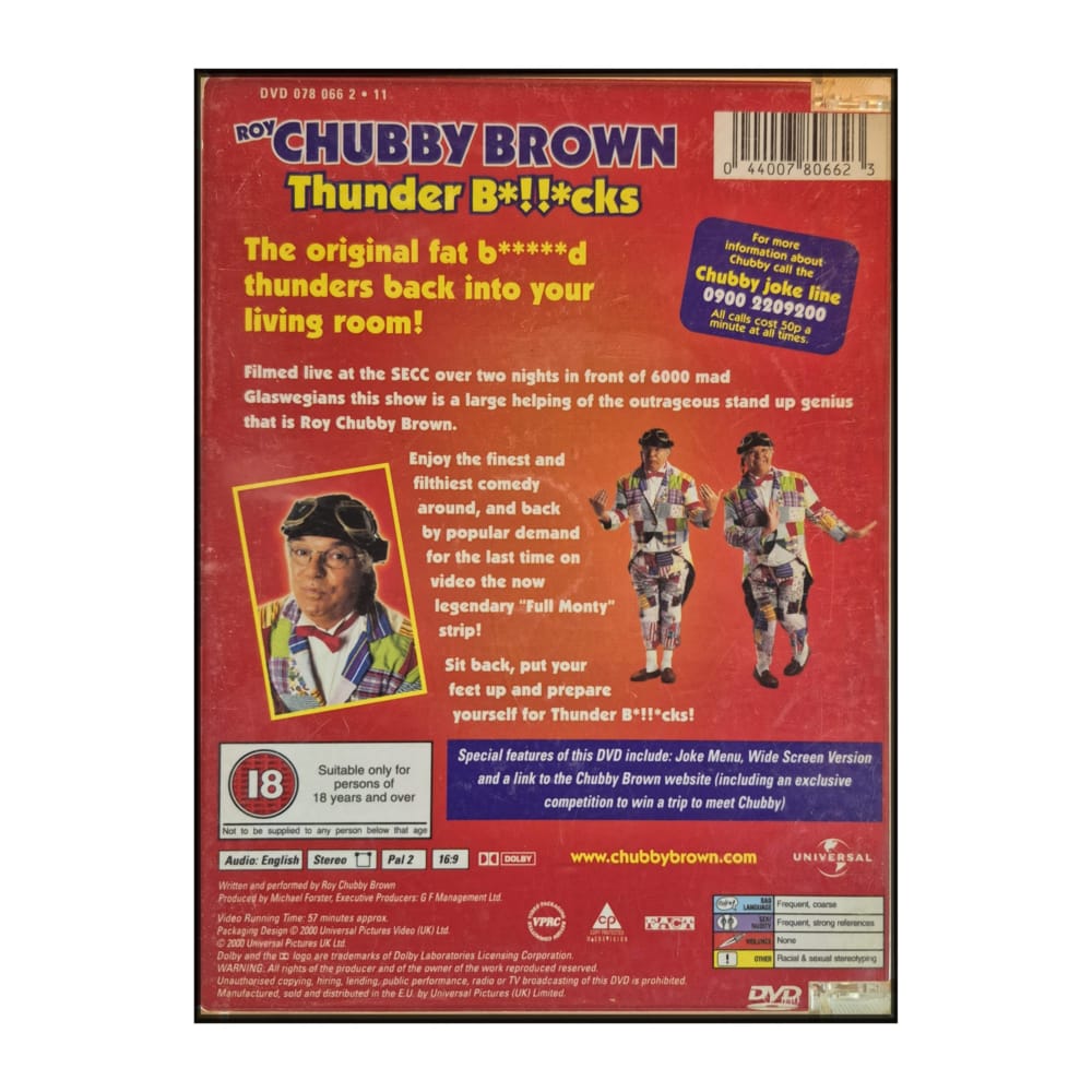 Roy Chubby Brown: Thunder Bollocks