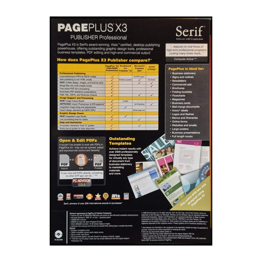 Serif Pageplus X3