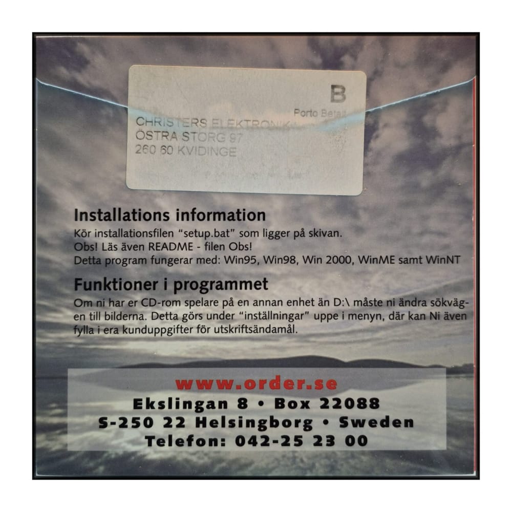 Order.Se: Cd Katalog 2001