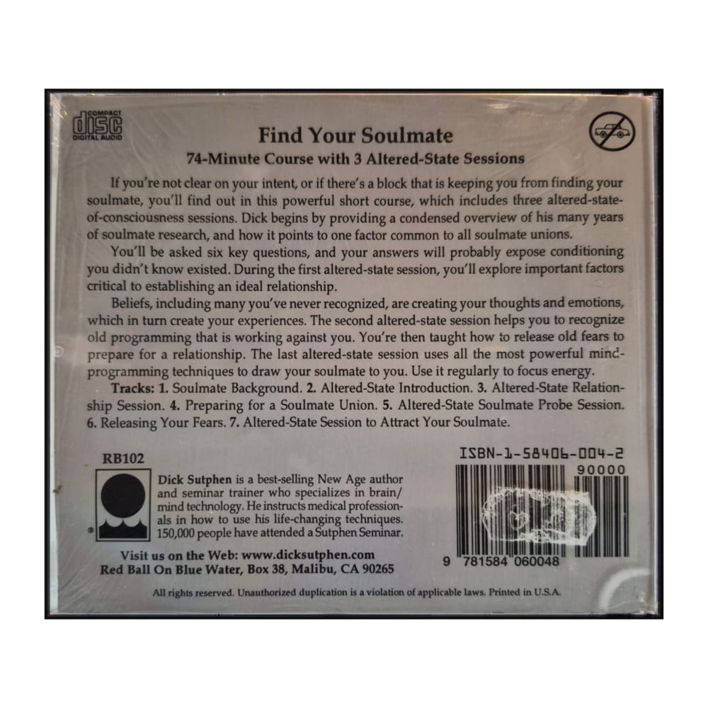Dick Sutphen: Find Your Soulmate