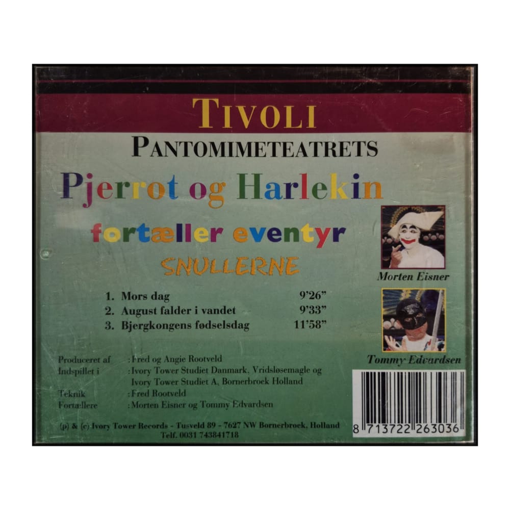 Morten Eisner & Tommy Edvardsen: Tivoli Pjerrot Og Harlekin Fortæller Eventyr 3