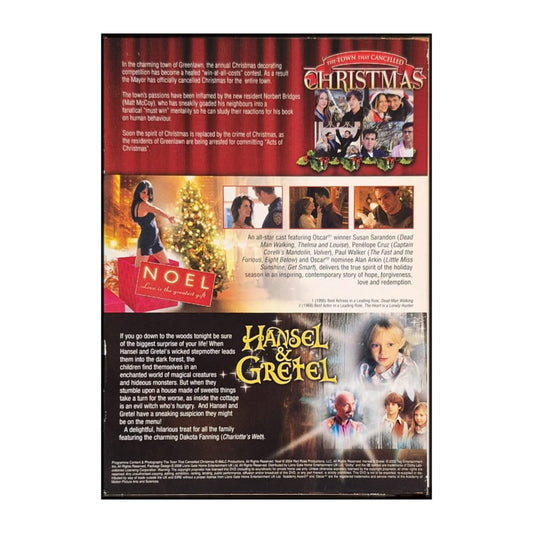 The Town That Cancelled Christmas + Noel + Hansel & Gretel