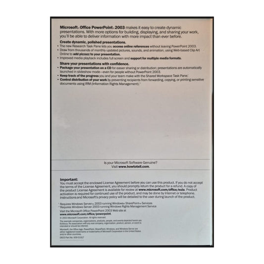 Microsoft Powerpoint 2003