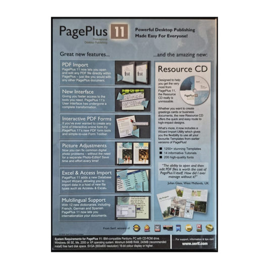 Serif Pageplus 11