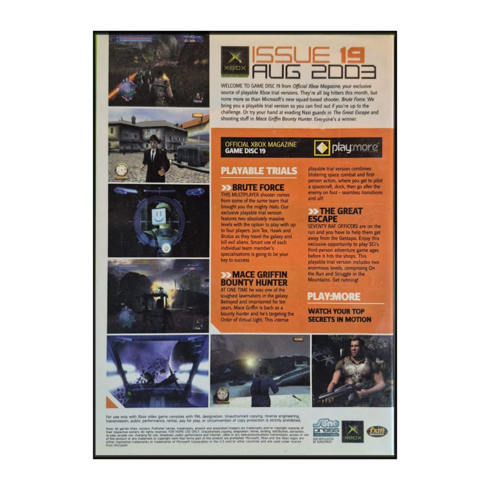 xbox magazine 2003-08 issue 19