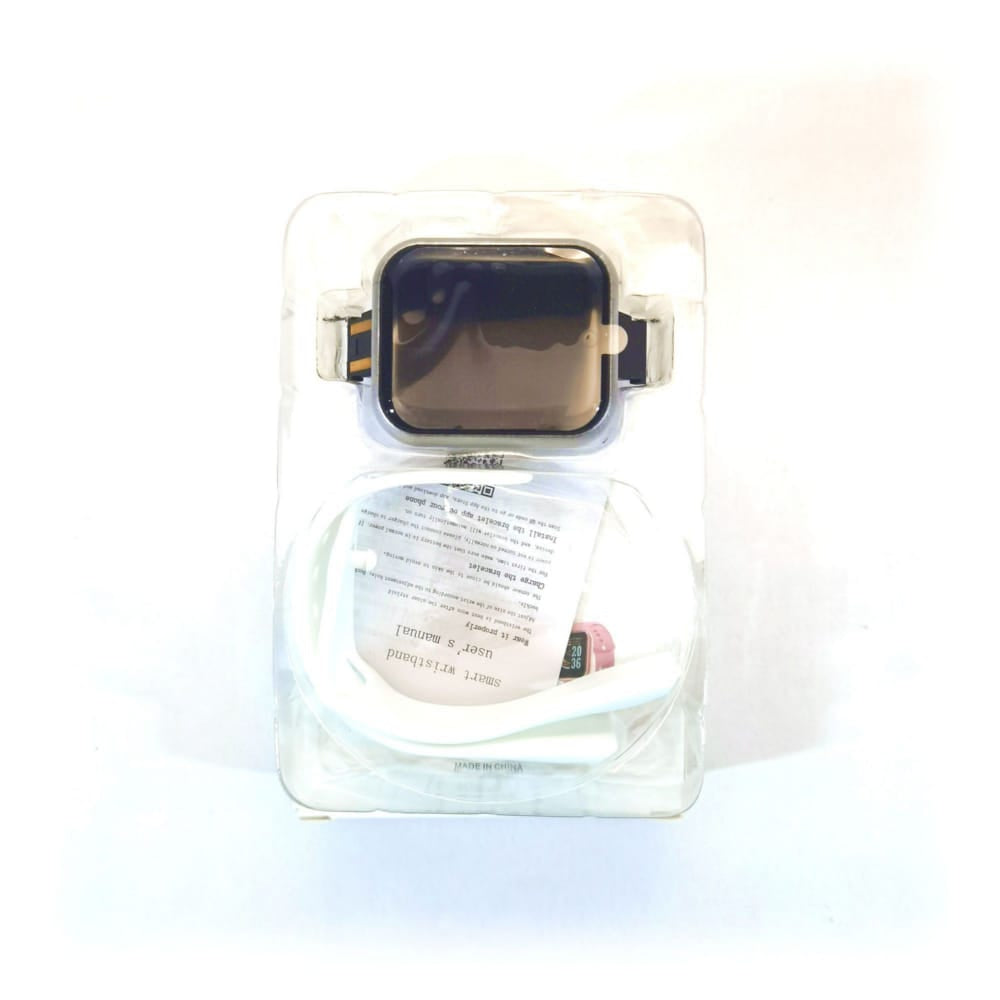 Watch: Smart Bracelet (Silver-White)