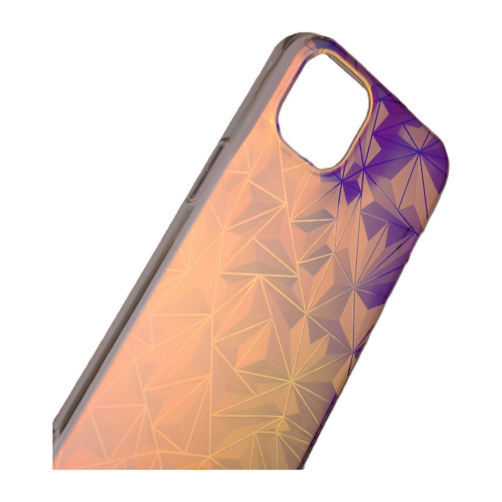 Holographic Argyle Case (Blue)
