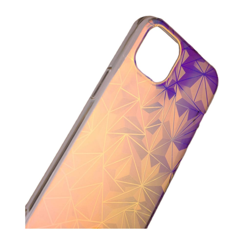 Holographic Argyle Case (Blue)