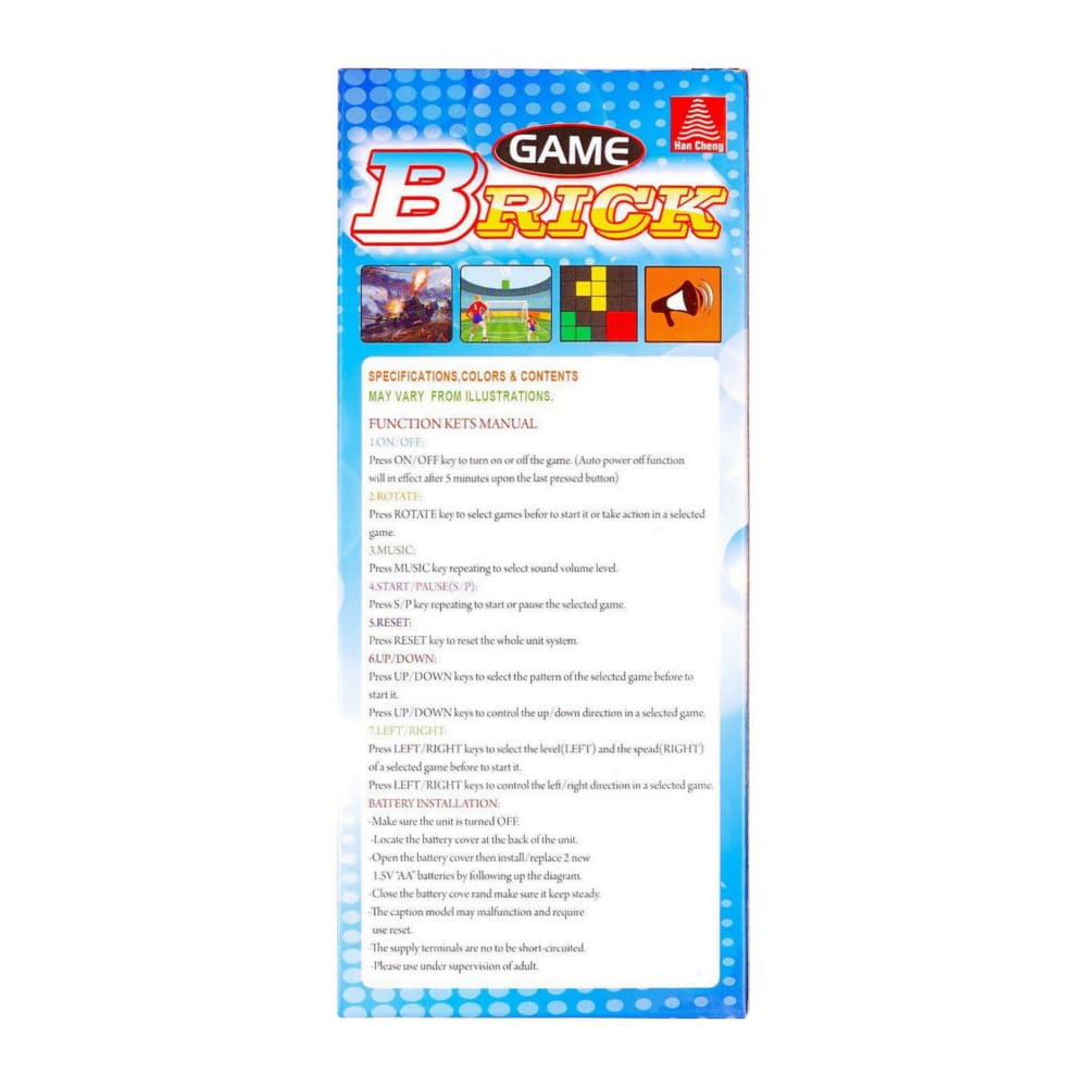Game Brick 9999In1 (Orange)