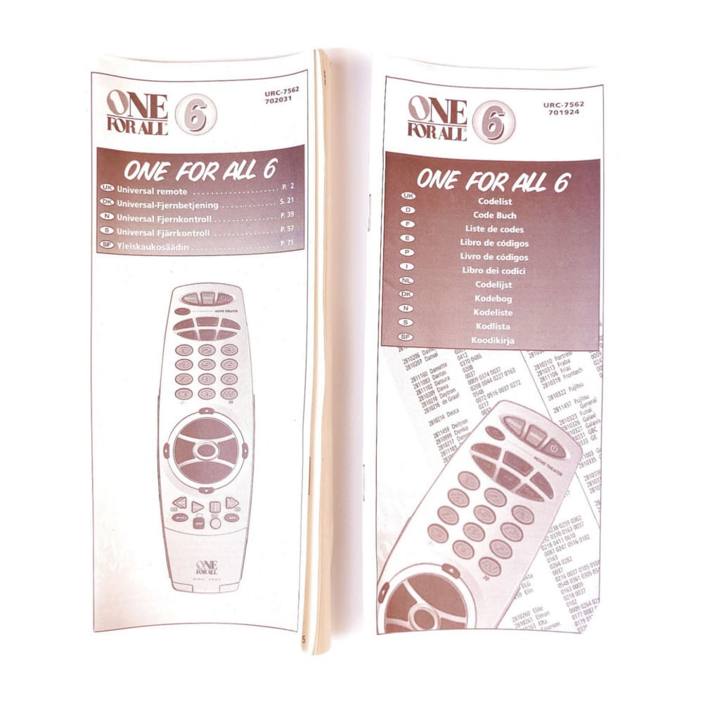 One For All Urc-7562