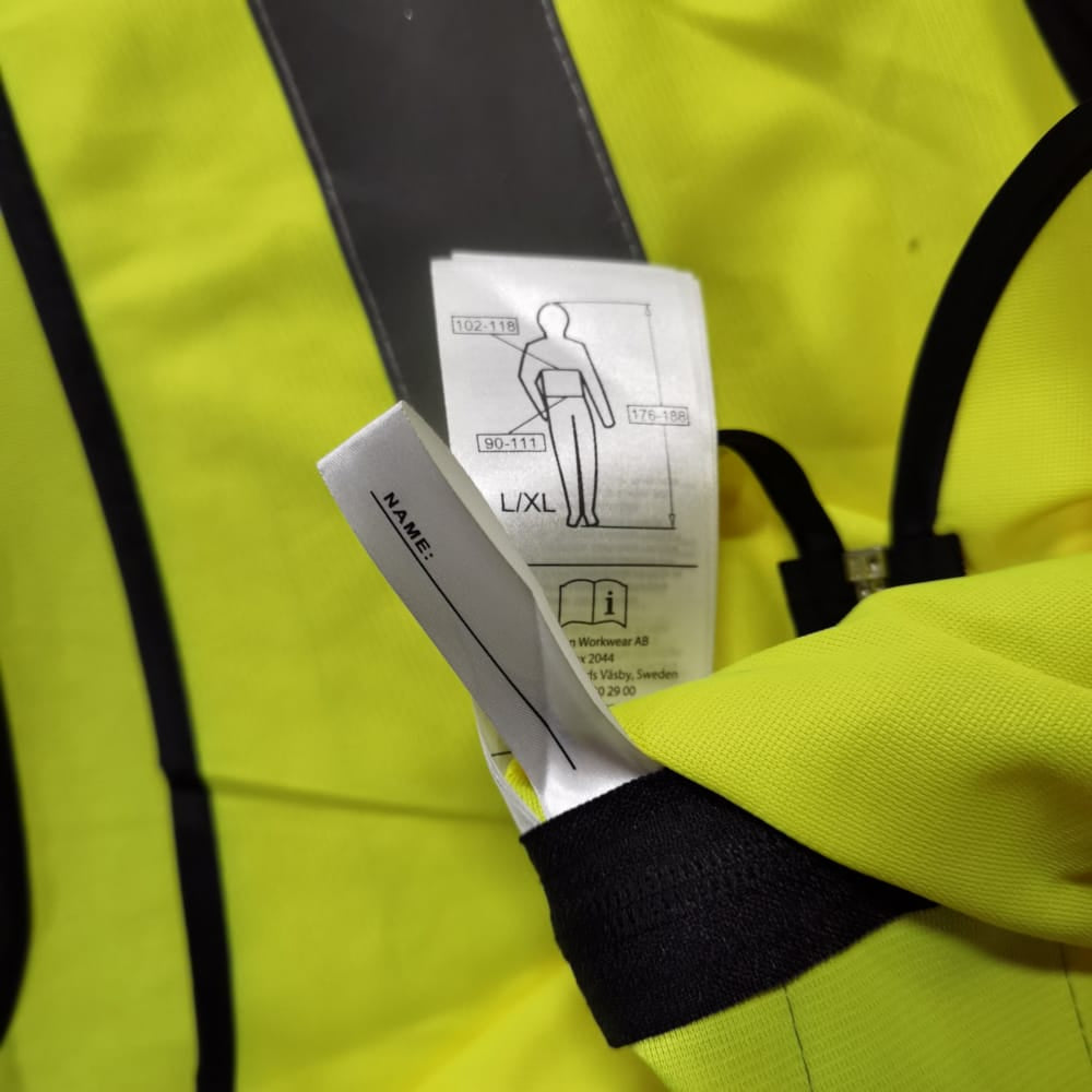 Jobman Workwear Safety Vest (L-Xl)