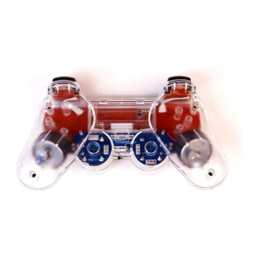 Playstation 2: Controller Wireless (White Transparent)