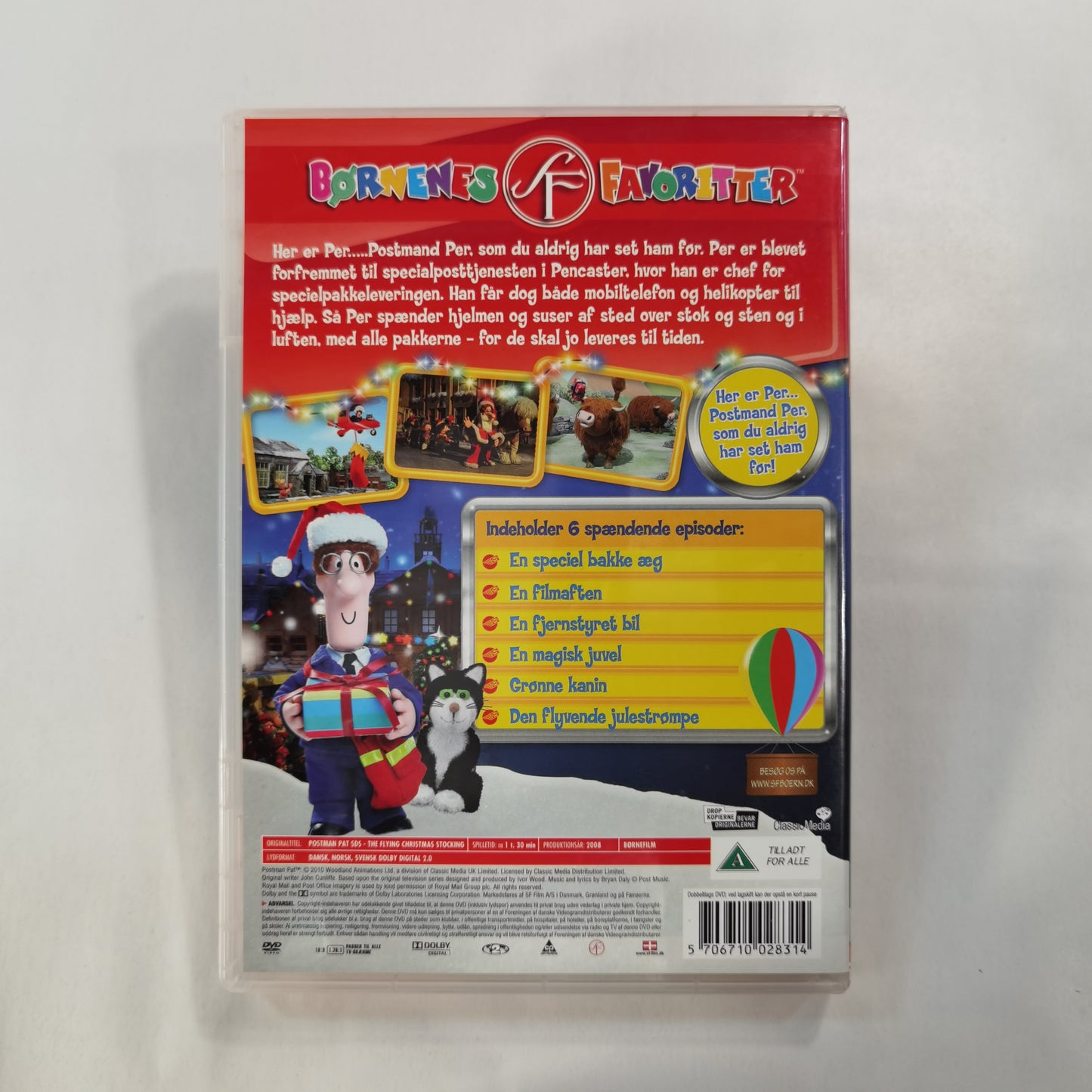 Postman Pat ( Postmand Per: Den Flyvende Julestrømpe ) - DVD DK 2010 Børnenes Favoritter