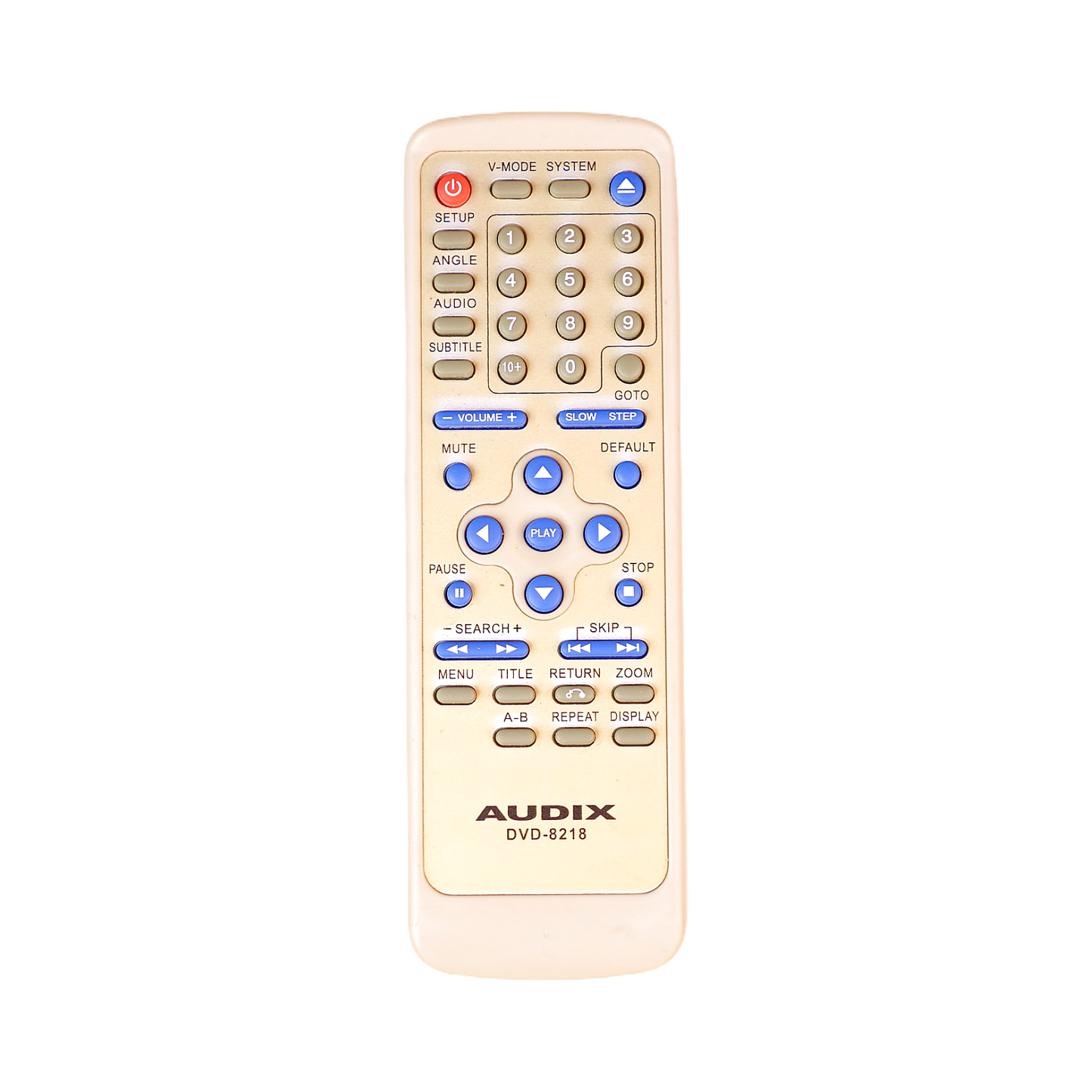 Audix DVD-8218 - REMOTE CONTROL