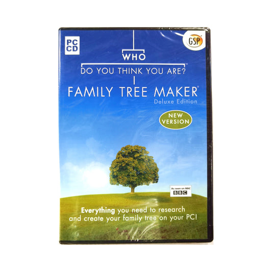 Who Do You Think You Are?: Family Tree Maker – CD-ROM NEW!