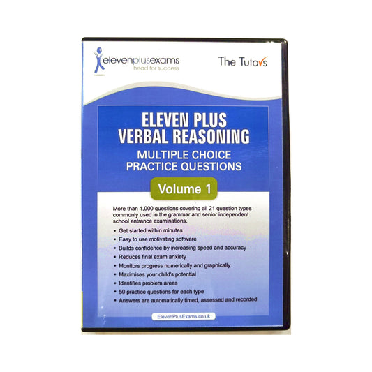 Eleven Plus Verbal Reasoning: Multiple Choice Practice Questions 1 - CD-ROM